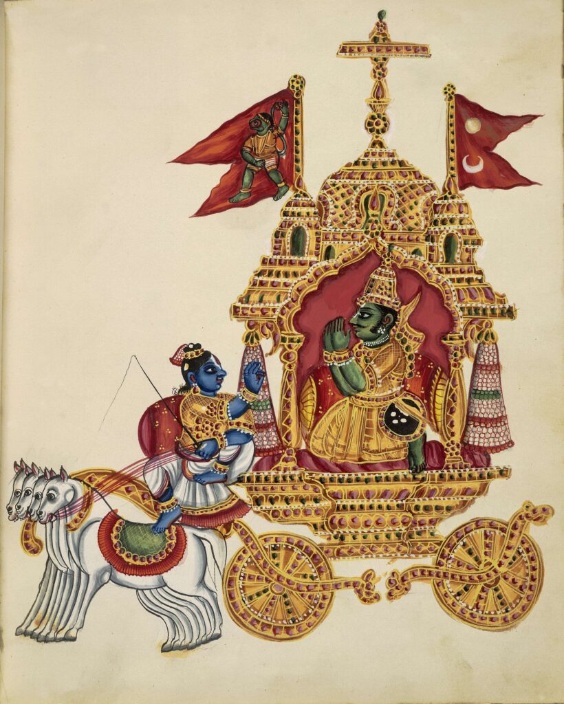 भगवद् गीता — कृष्ण और अर्जुन