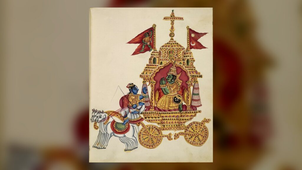 भगवद् गीता — कृष्ण और अर्जुन